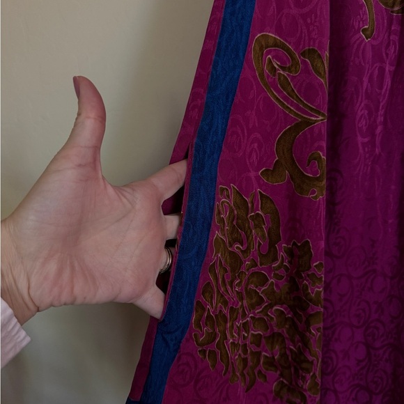 Indie Ella Boho Silk Jumpsuit Playsuit Romper Multicolor Saree Resortwear - Picture 3 of 13